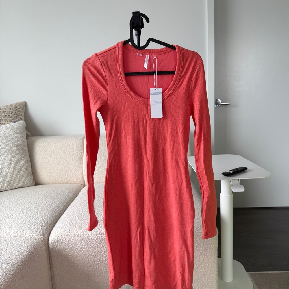 Travis Mathew Coral Long Sleeve Dress